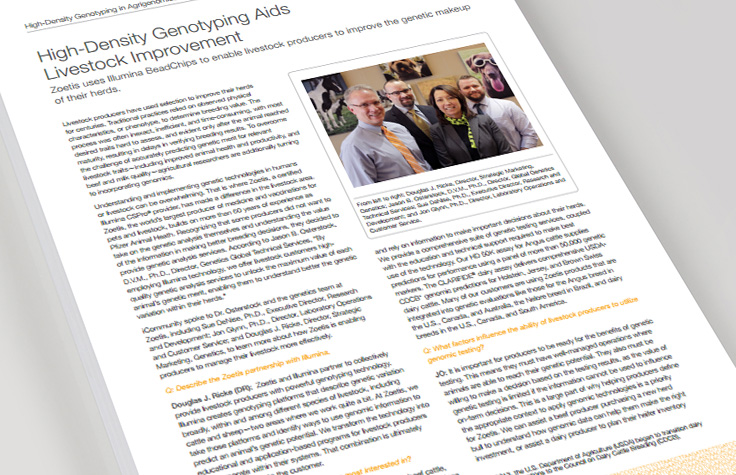 High Density Genotyping Aids Livestock Improvement