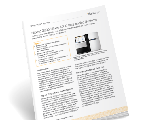 HiSeq X Series Specification Sheet