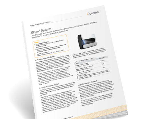 iScan System Specification Sheet