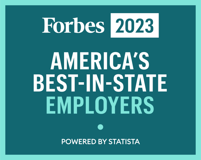 Forbes World’s America's Best-In-State Employers 2023